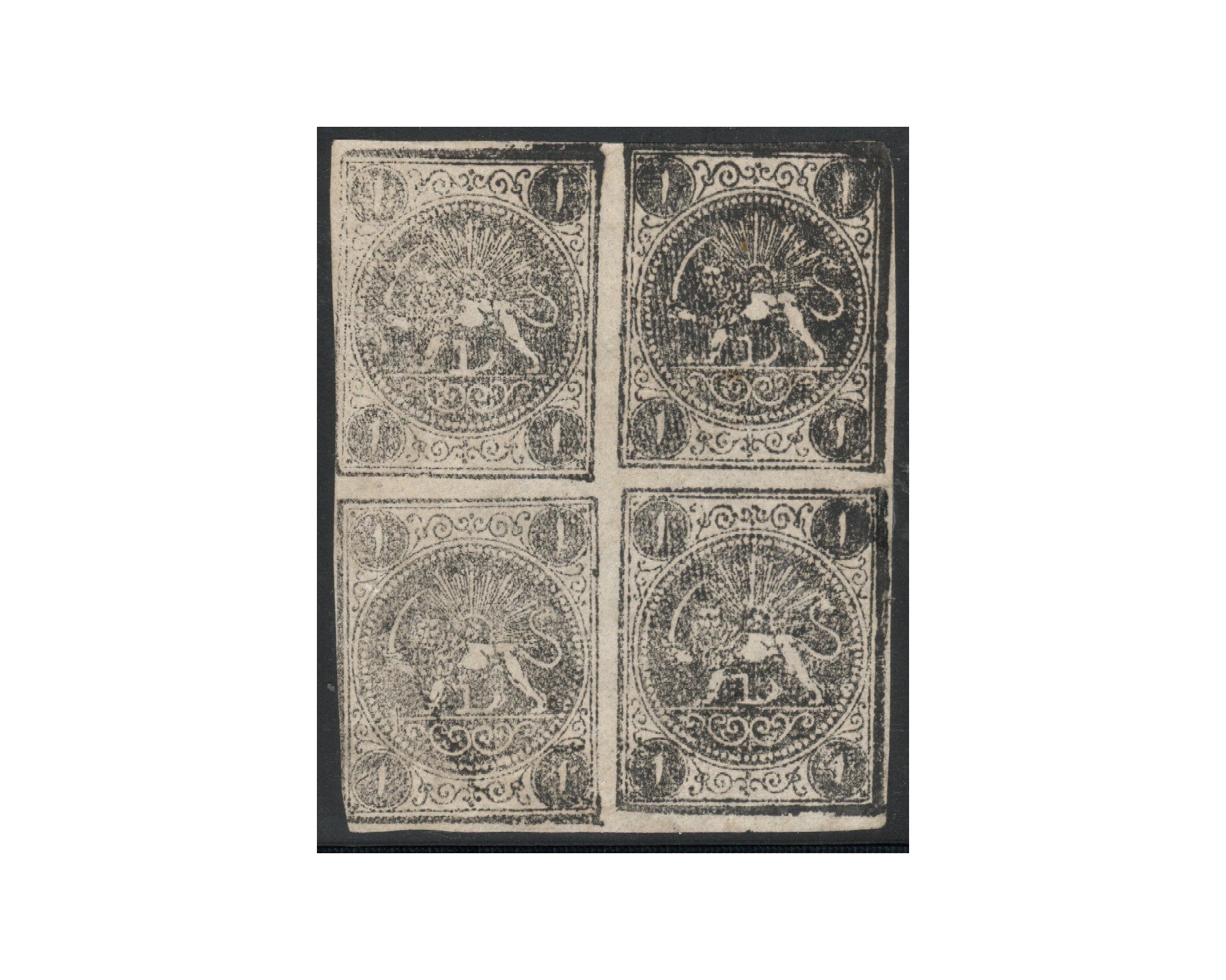 1876 - 1 Chahi Gray Black, Setting BC/AD