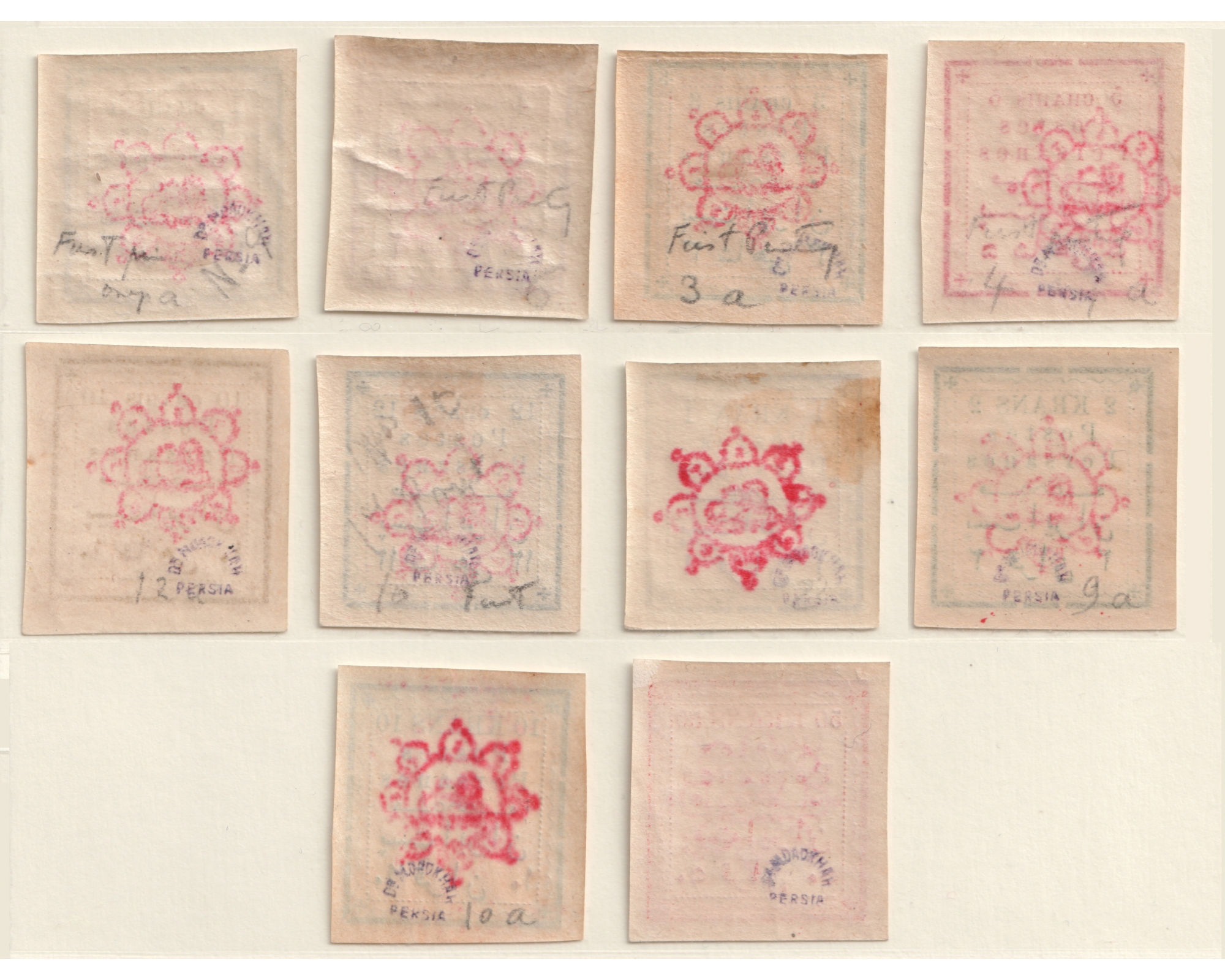 1902 Tehran Typeset Capital Letter Certificate by IPSC - Image 2