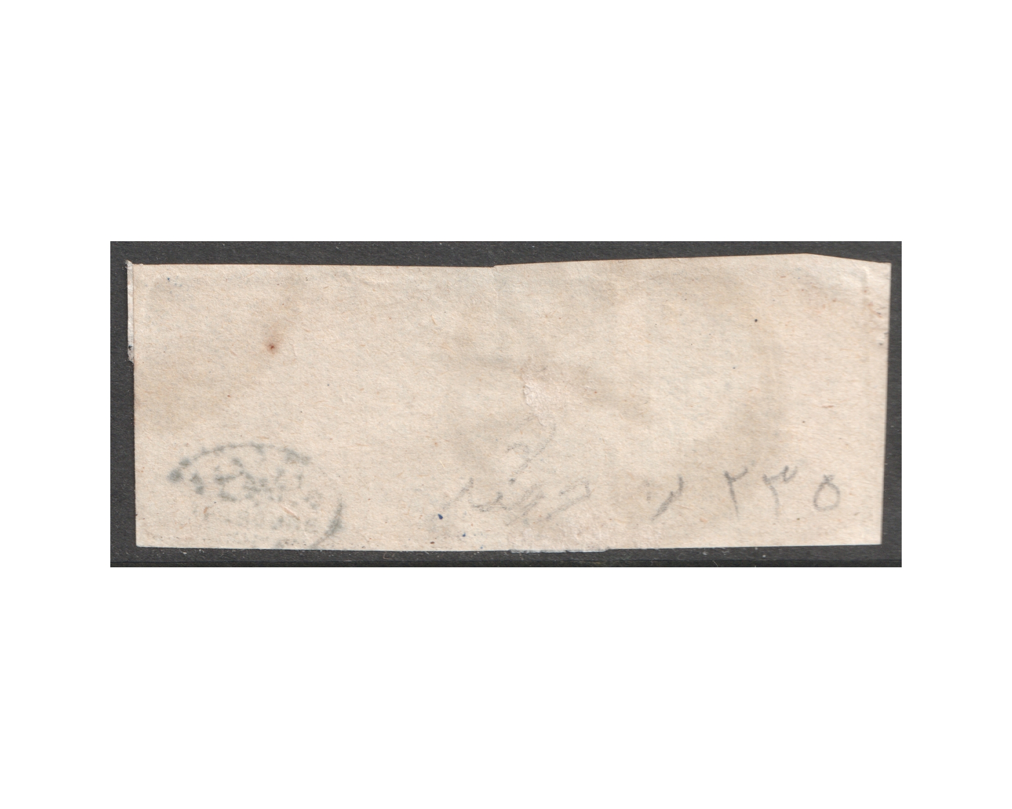 4 Kran pale ultramarine, strip of three ACD, Certificate by IPSC - Image 2