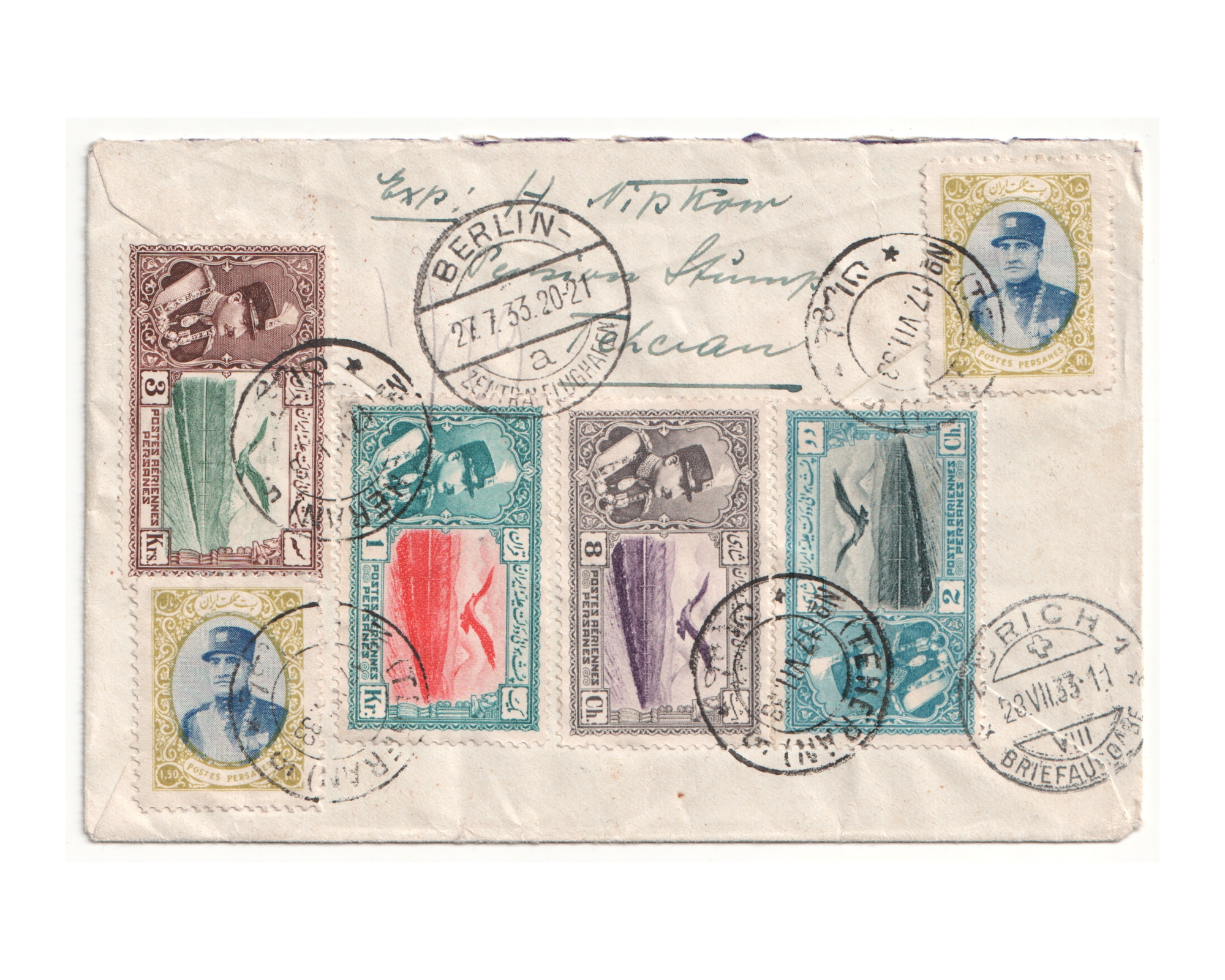 Registered Airmail from Tehran to New York - Image 2