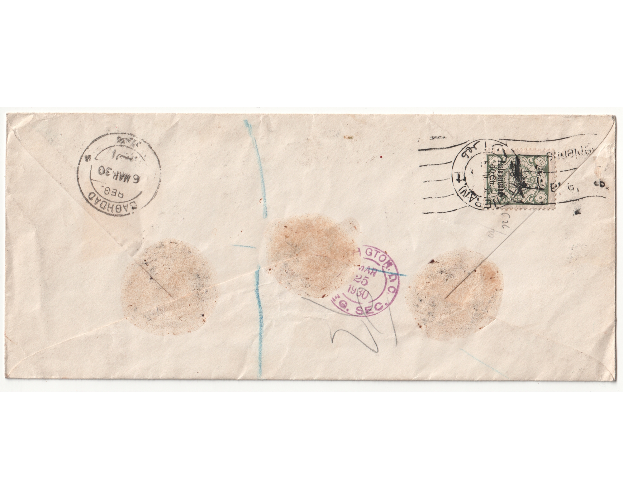 Registered Airmail from Tehran to Washington DC - Image 3