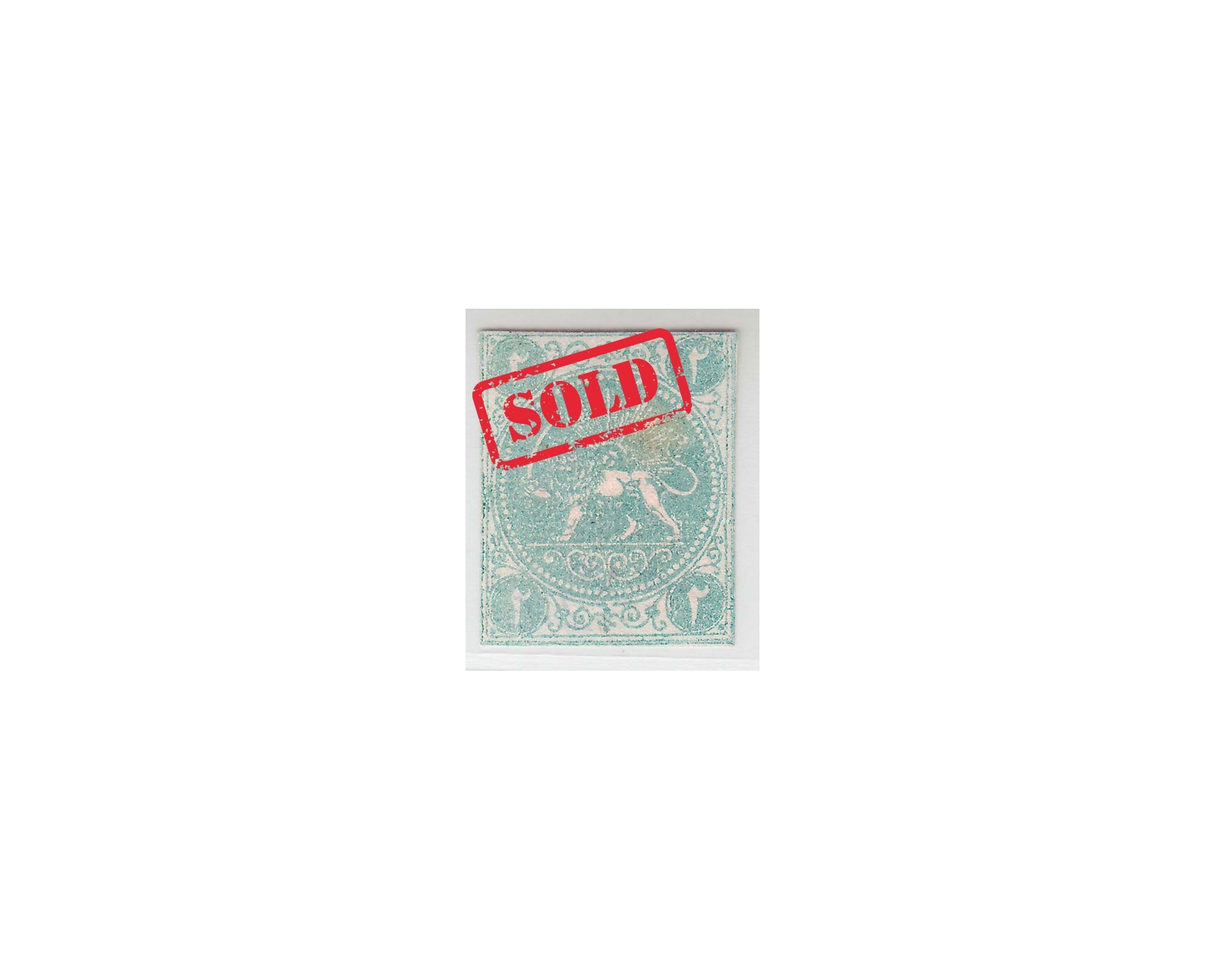 1870 2 Chahi Blue Shades Type I Certificate By Mr. Sadri