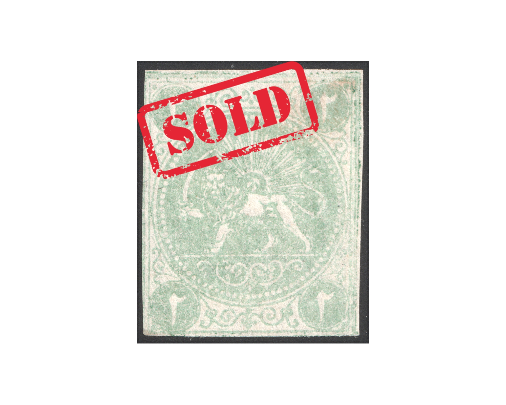 1870 2ch Bagheri Soft Green Certificate By IPSC