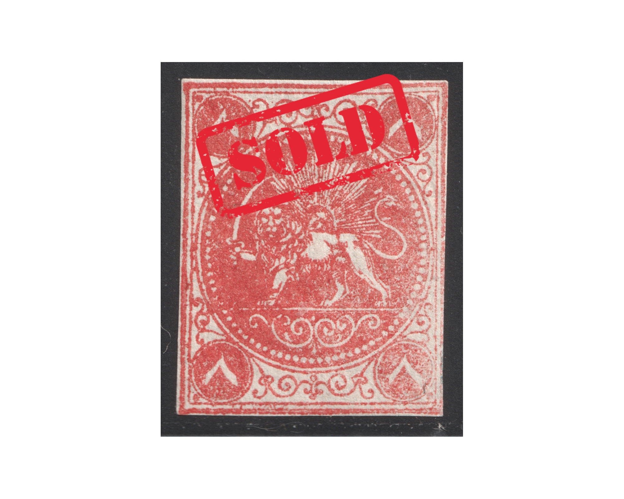 1870 8ch Bagheri Thick Paper Certificate By IPSC