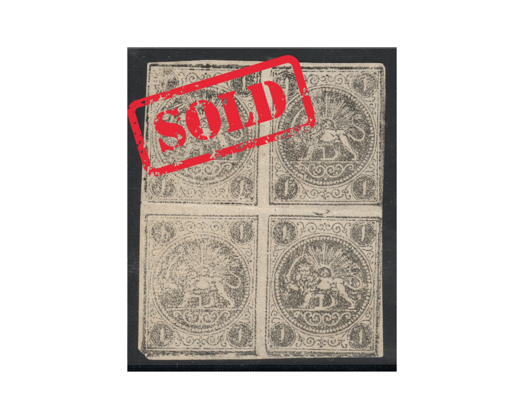1876 - 1 Chahi Gray Black, Setting AD/CB