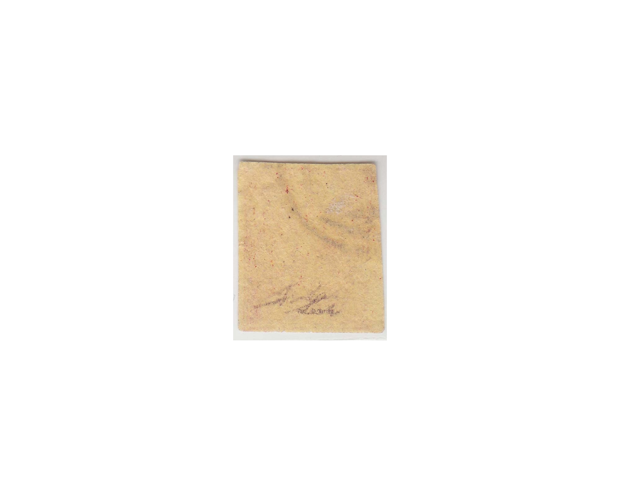 1878 1 Kran Red on yellow paper Type D Mini Cert. By Mr. Sadri - Image 2