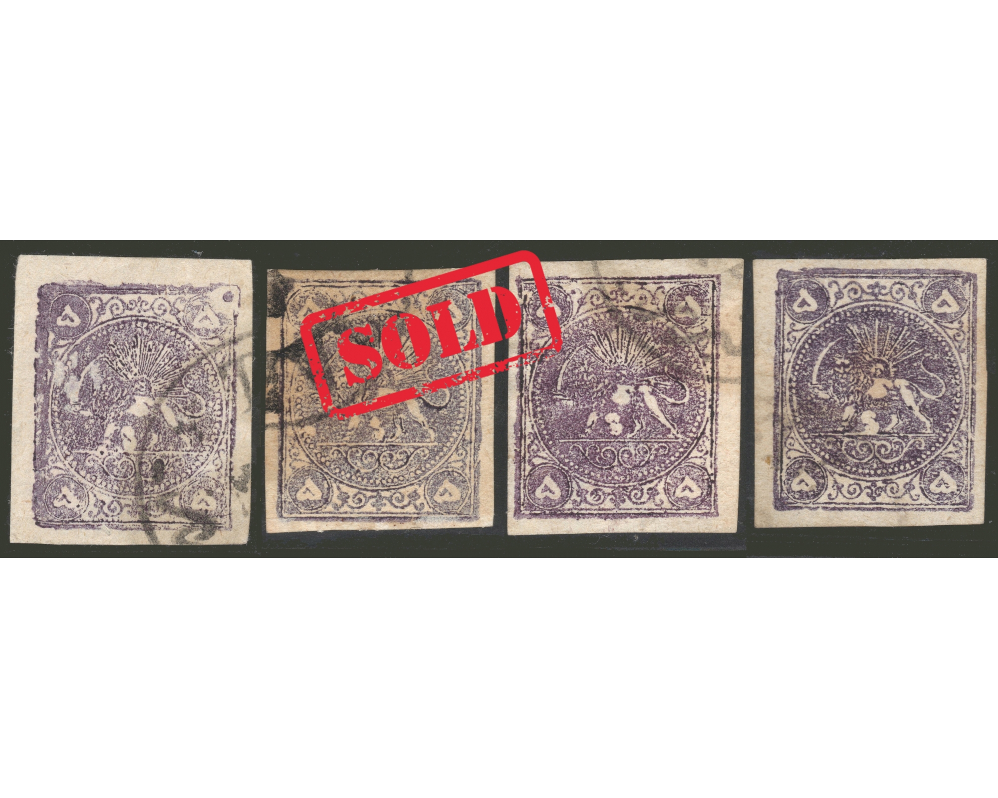 1878 Five Kran Gold Bronze Type ABCD