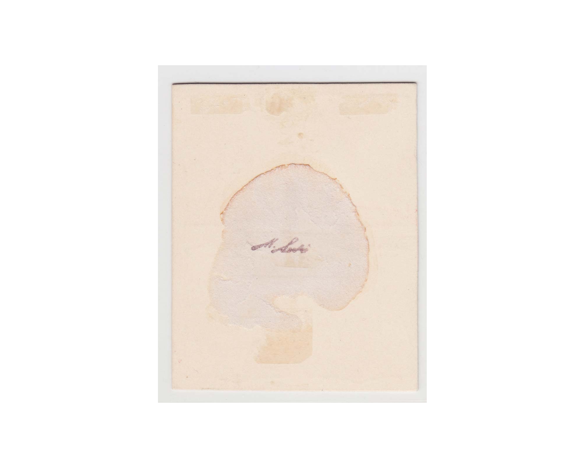 1894 50 Kran Imperf. block on card Certificate by Mr. Sadri - Image 2