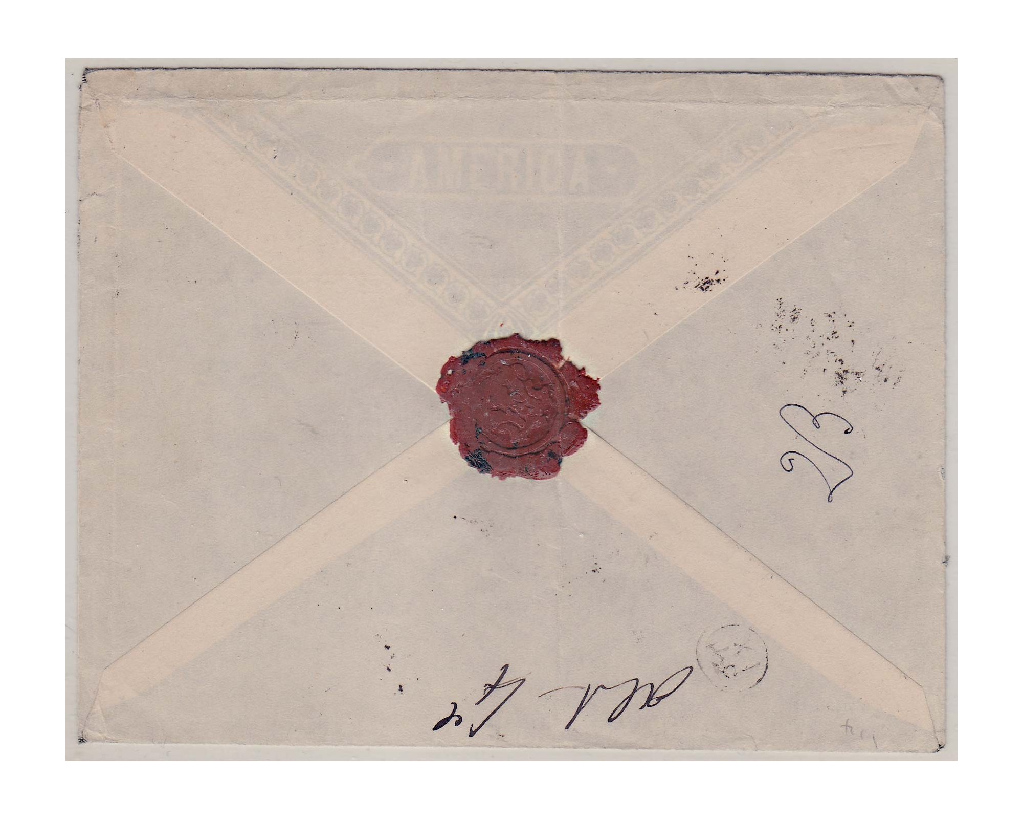 1925 Registered Mail From Tehran to France - Image 2