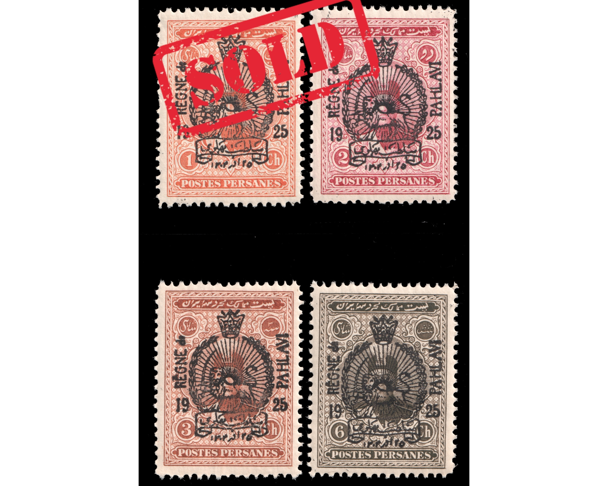 1925 Reign de Pahlavi Issue MNH