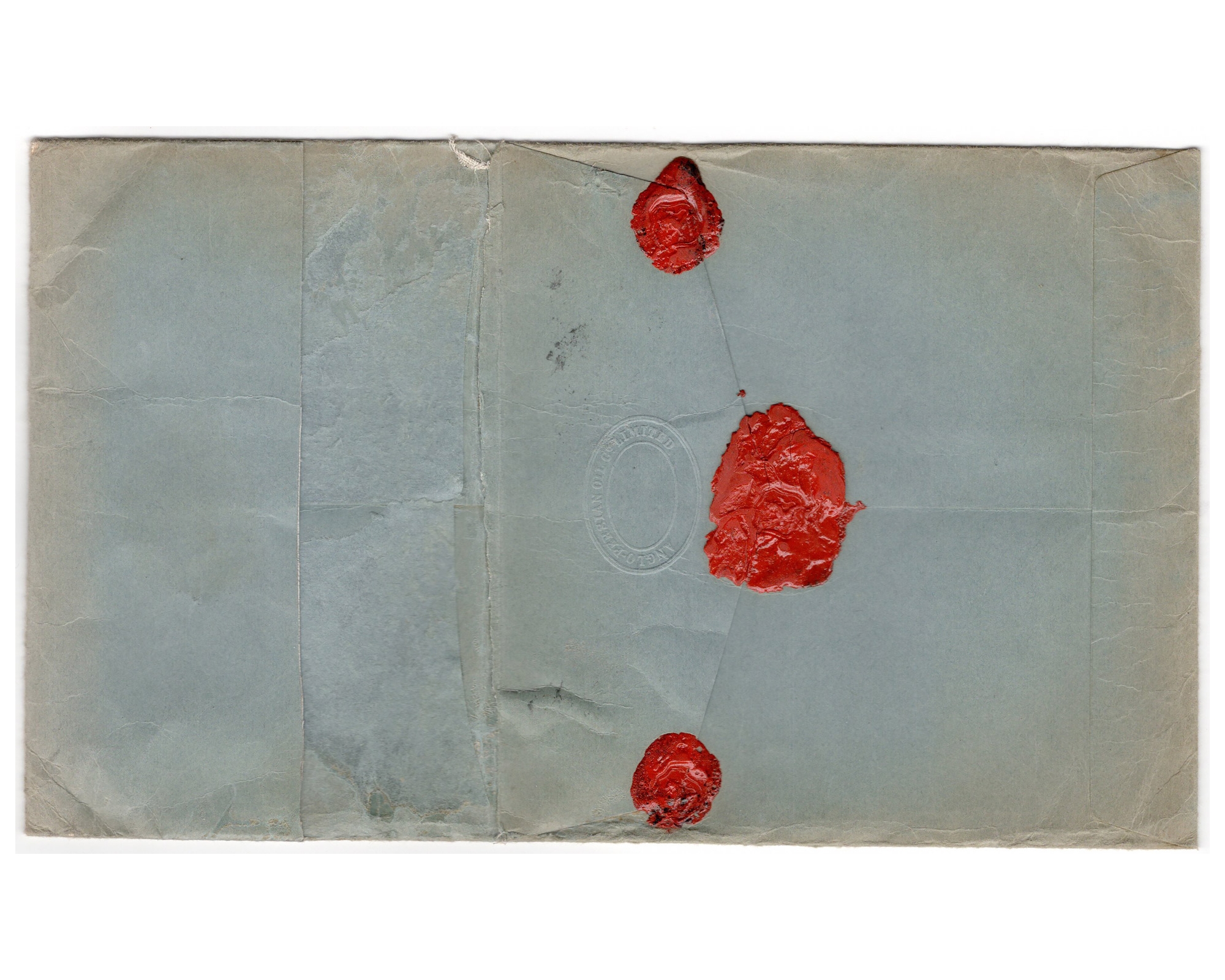 1933 Colorfull Franking cover from Abadan to London - Image 2