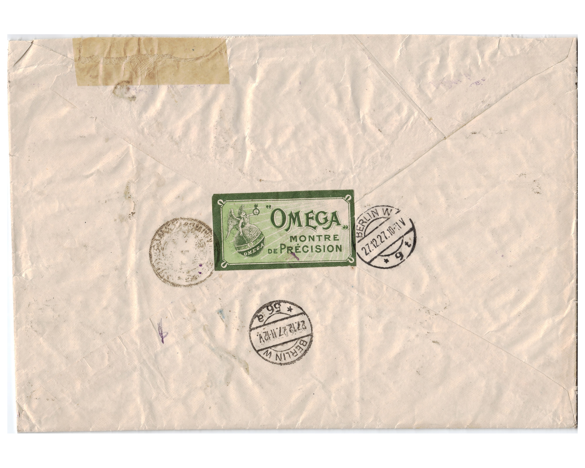 1927 Registered Airmail from Tehran to Germany - Image 2