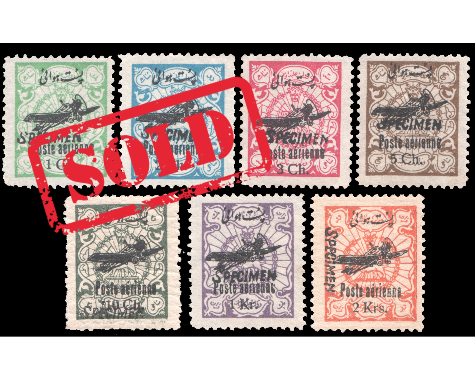 1928 Airmail Issue Specimen