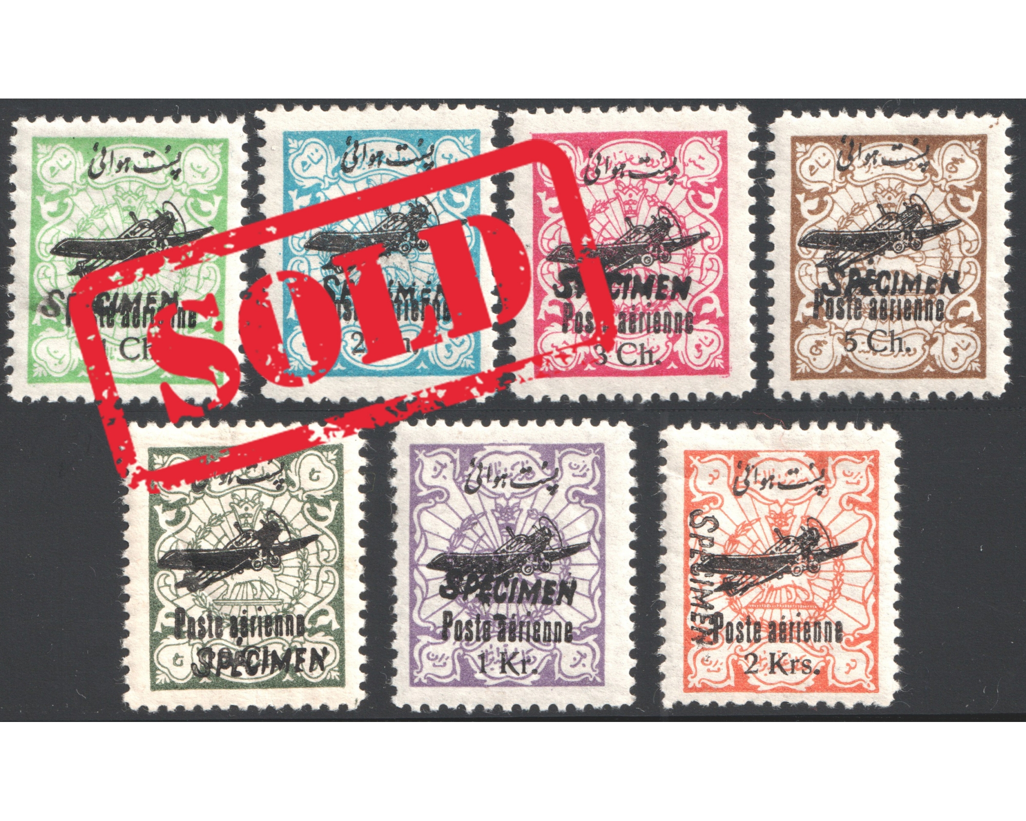 1928 Airmail Issue Specimen