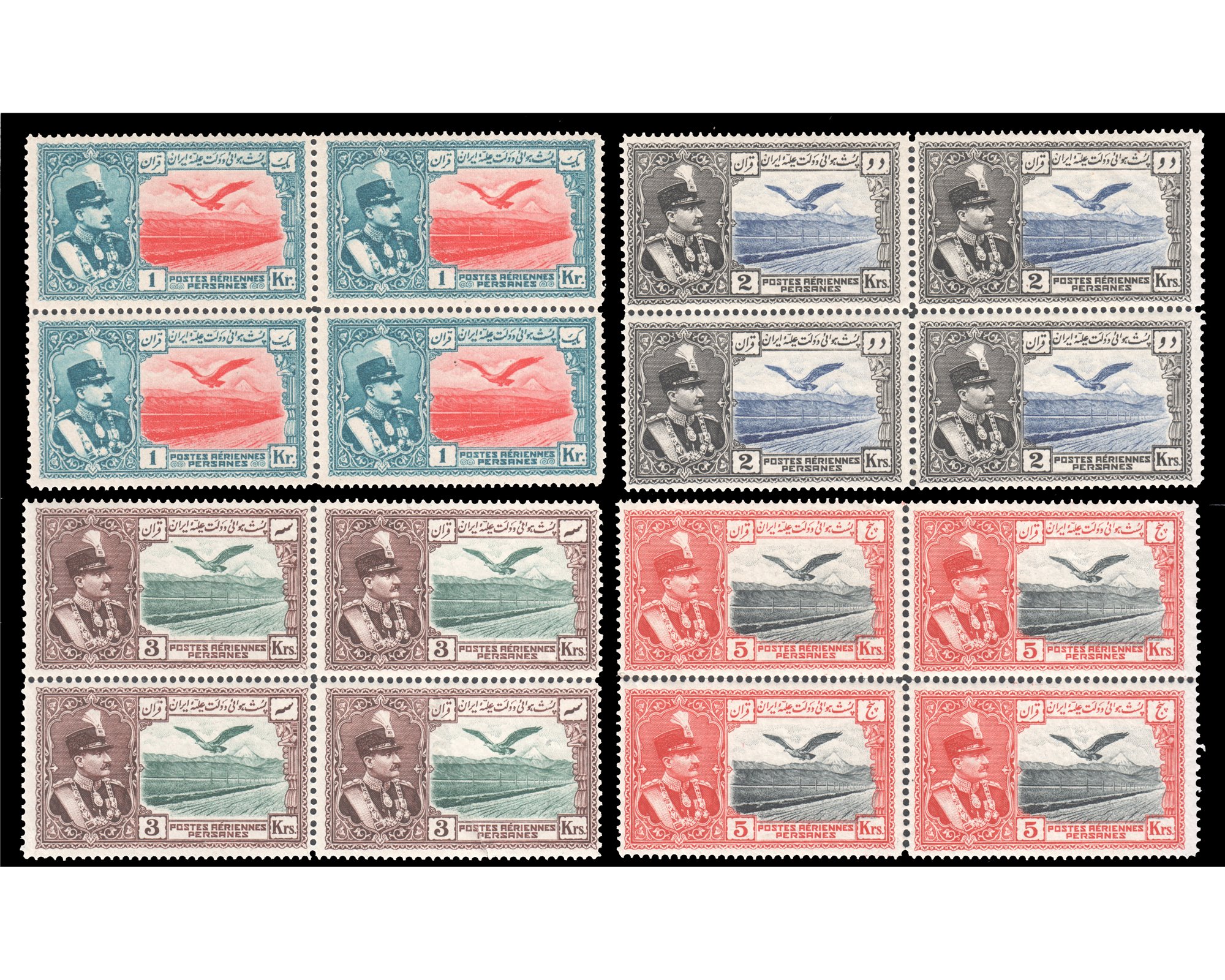 1930 Airmail Issue Block of Four Never Hinged - Image 4