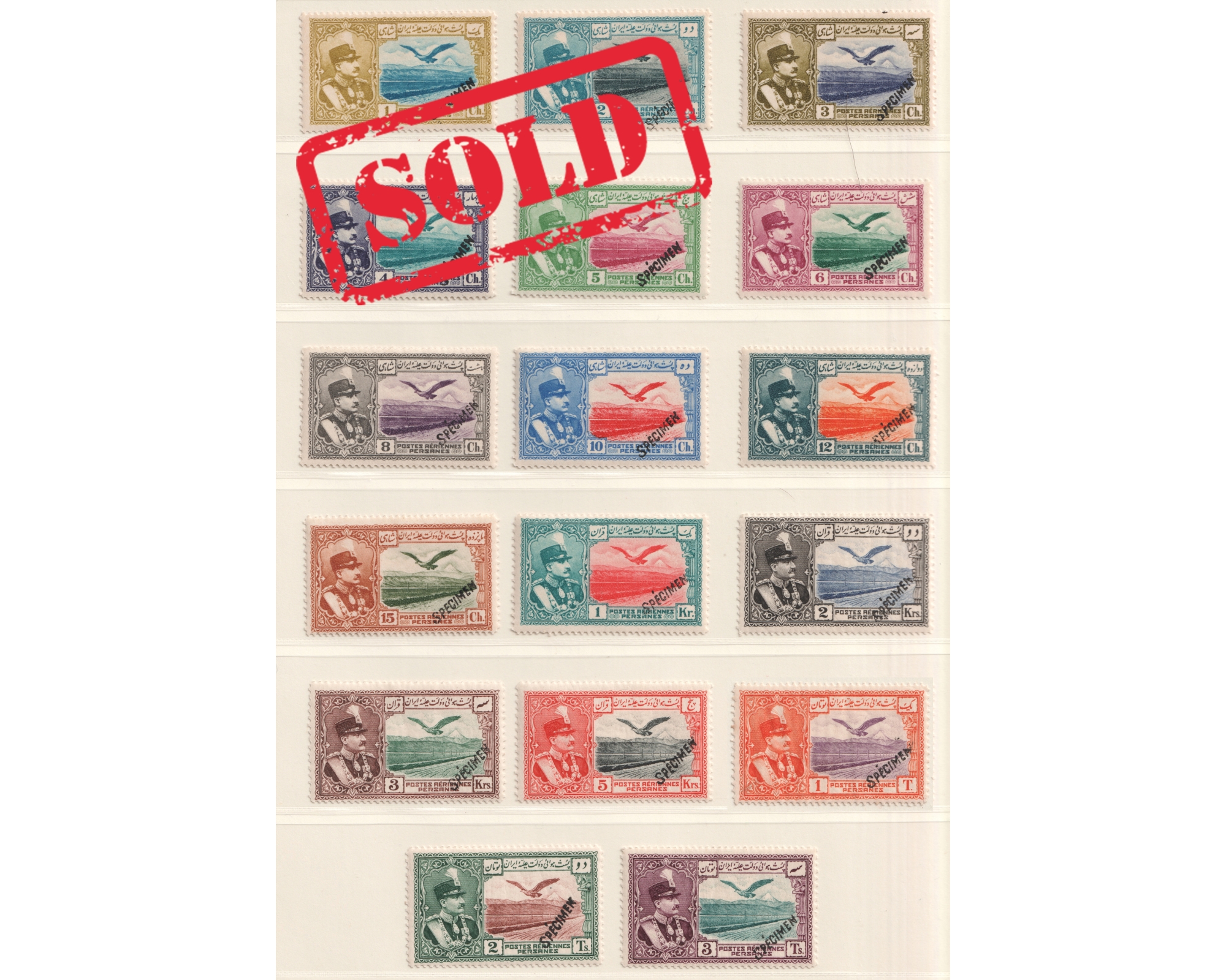 1930 Airmail Issue Specimen Issue