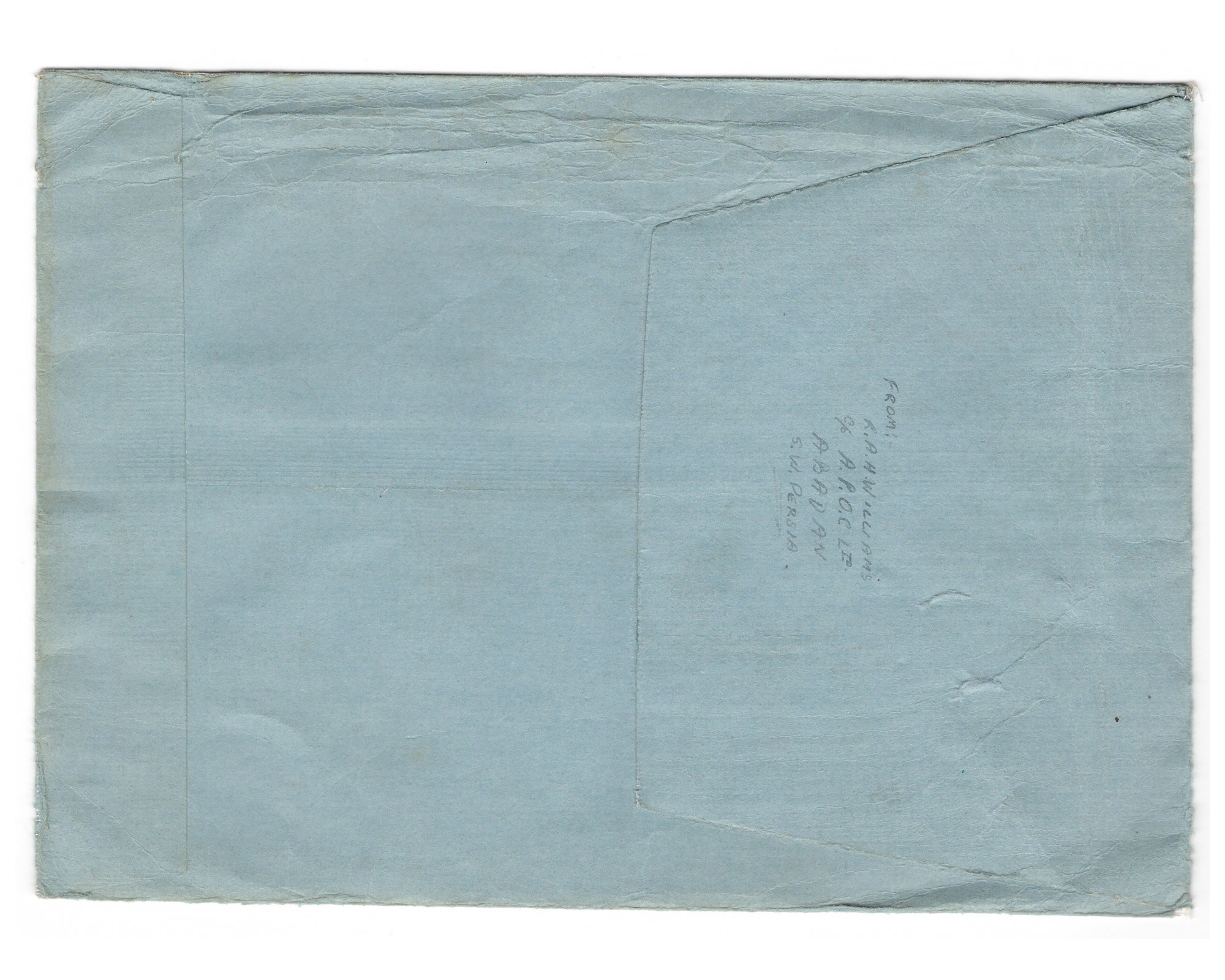 1934 Airmail From Abadan to England - Image 2