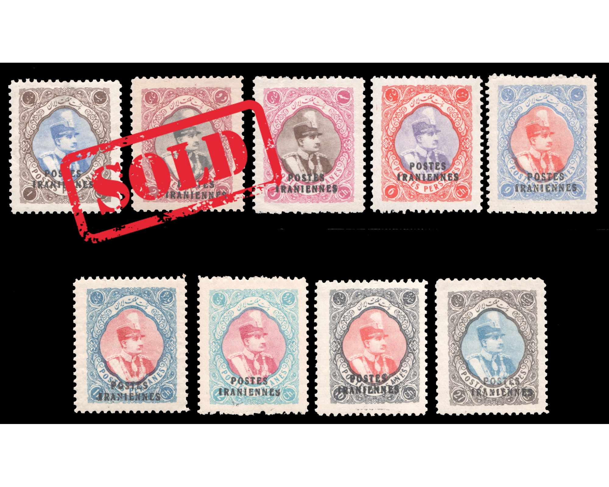 1935 Madjlessi Postes Iranniens Issue