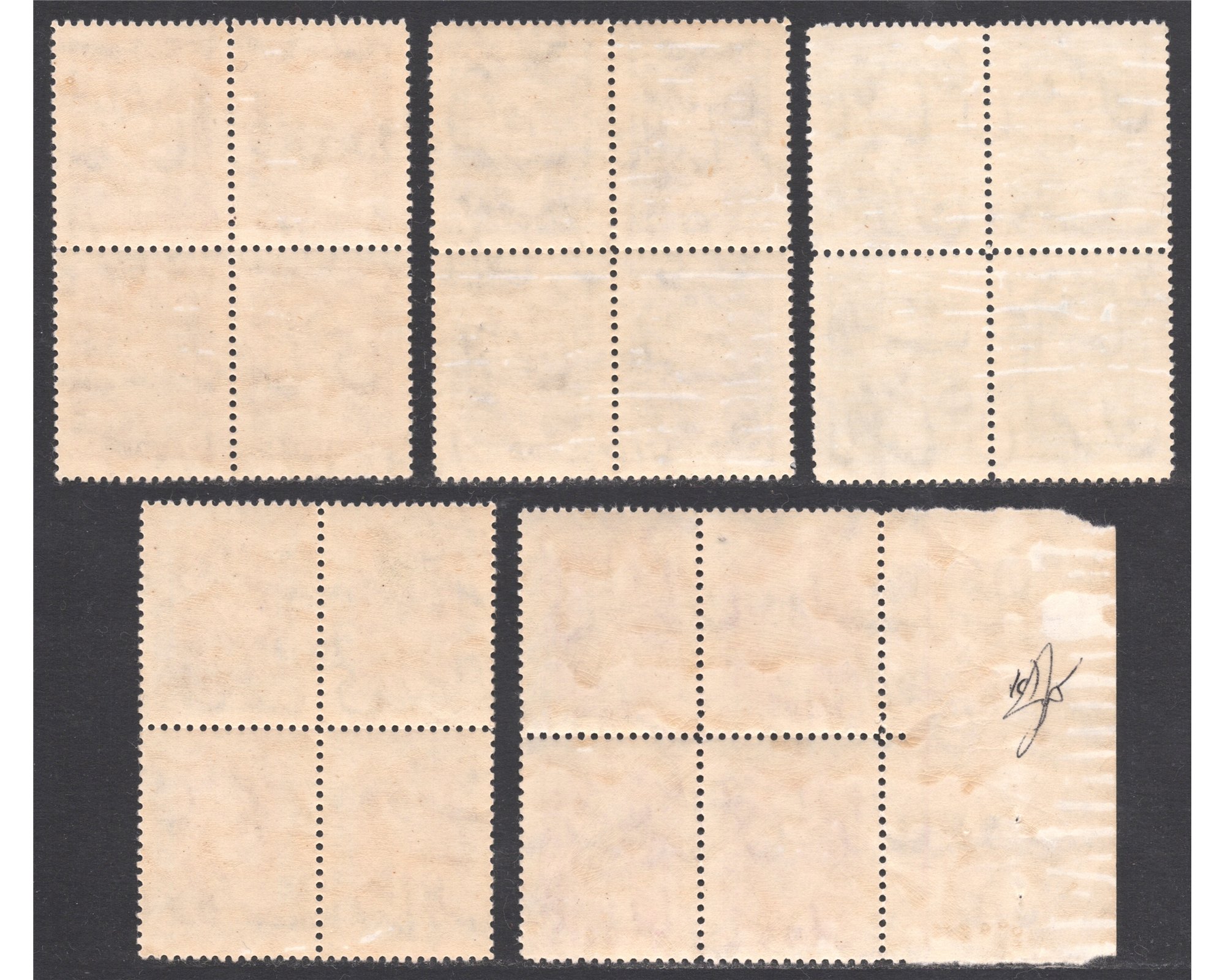 MR Shah Pahlavi 8th Definitive Issue Blocks - Image 4