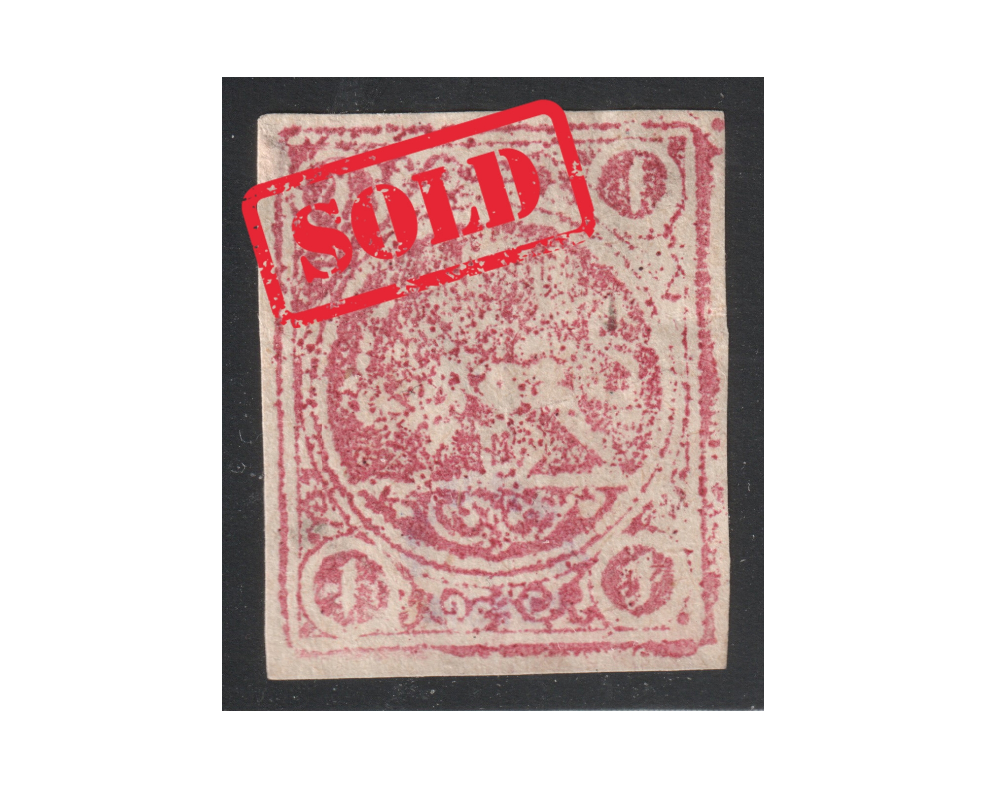 One Kran Carmine, White Paper Type A