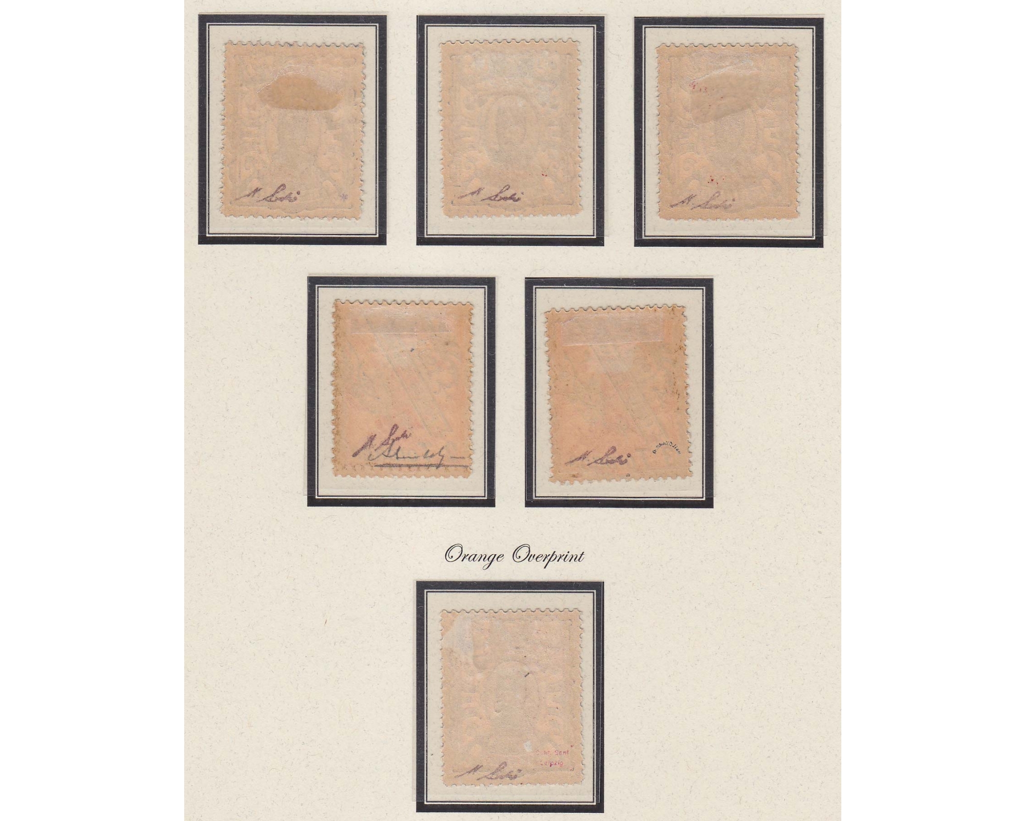 Saatdjian Collection of Veriety overprint color - Image 6